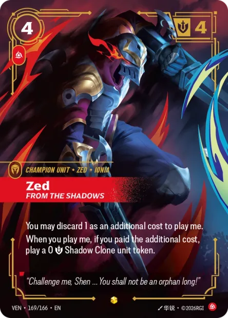 Zed — From the Shadows