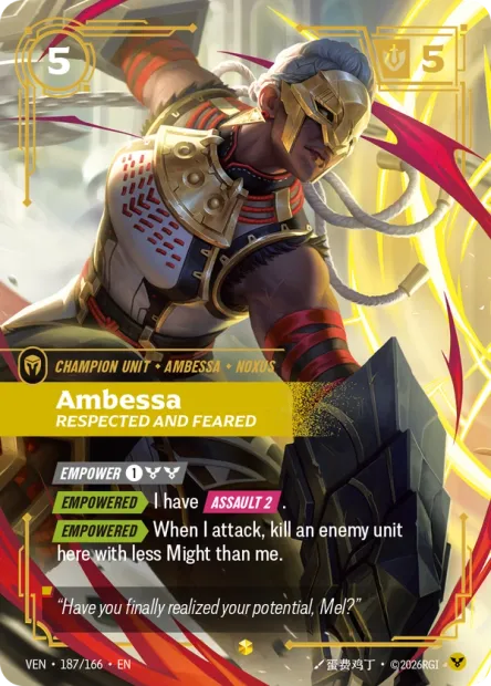 Ambessa — Respected and Feared